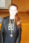VIII J Senkaus bėgime jaunučių amžiaus grupėje Aistė Stankevičiūtė laimėjo II vietą 