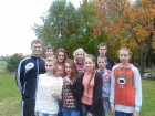 rajono mokinių lengvosios atletikos rudens kroso varžybose komanda iškovojo III vietą