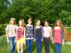 Mergaičių komanda rajono mokinių olimpinio festivalio lengvosios atletikos keturkovės varžybose laimėjo II vietą