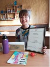 Miglė Kolčinaitė dalyvavo atviruko-laiško konkurse „Mano patarimai draugui – kodėl verta gyventi“ 