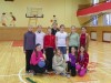 Mergaičių komanda rajono kaimo vietovių mokyklų mokinių olimpinio festivalio kvadrato varžybose laimėjo II vietą