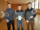 Rajono mokinių olimpinio festivalio badmintonų varžybose berniukų komanda: Laurynas Juraitis, Andrius Medelis, Tomas Jakevičius laimėjo I vietą